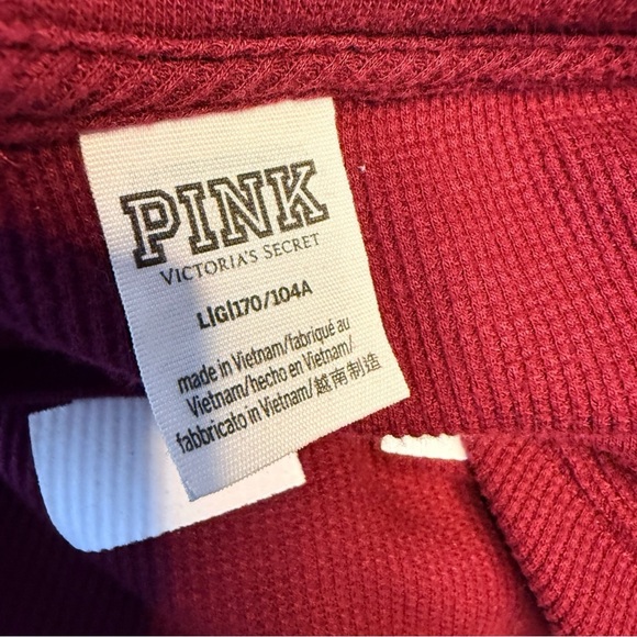 PINK Victoria's Secret Maroon Sweatshirt - Picture 4 of 5